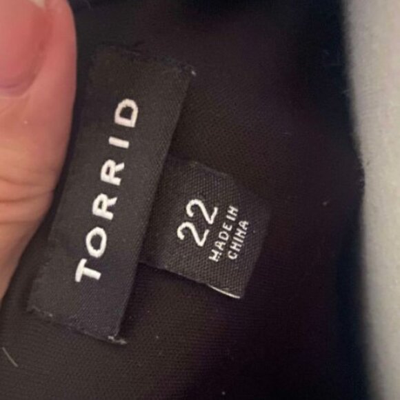 Torrid size 22 Black Studio Knit Keyhole Skater Dress - Picture 5 of 6